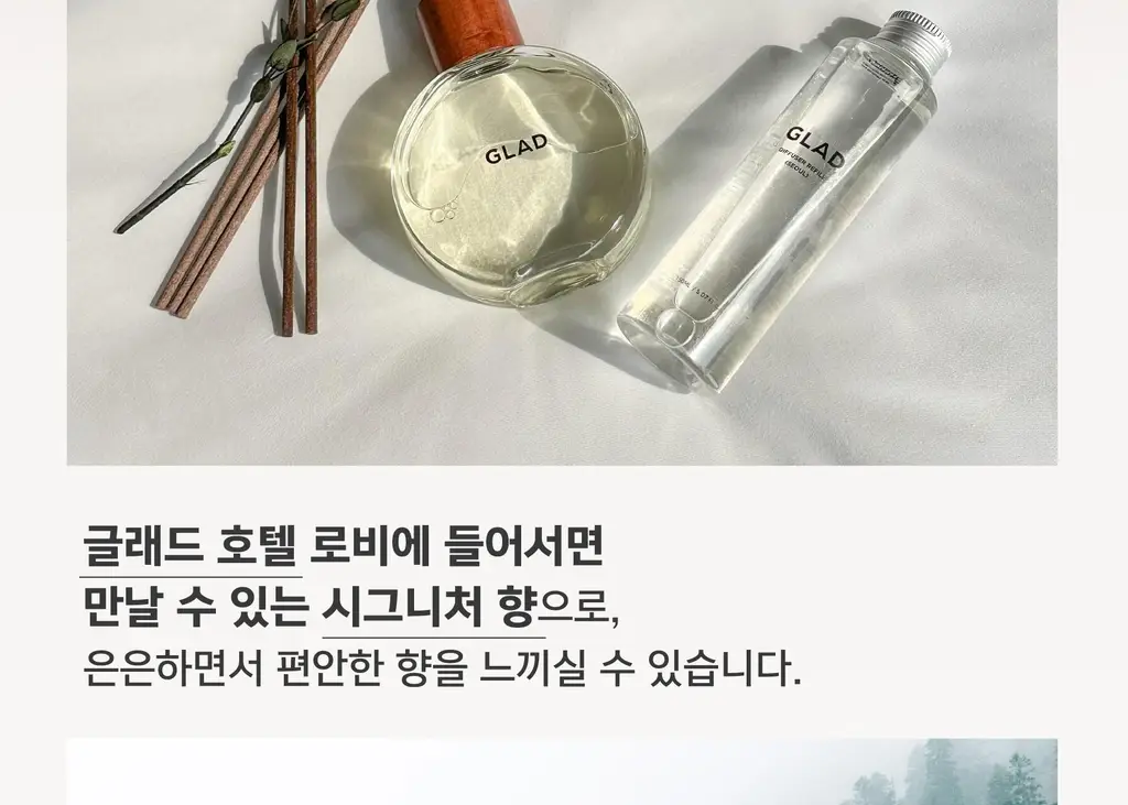[NEW] 글래드 포레스트 디퓨저 리필 기획 150+150ml (제주/서울향) 상세페이지 3